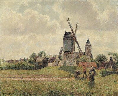The Vieux-Moulin in Knokke by Camille Jacob Pissarro